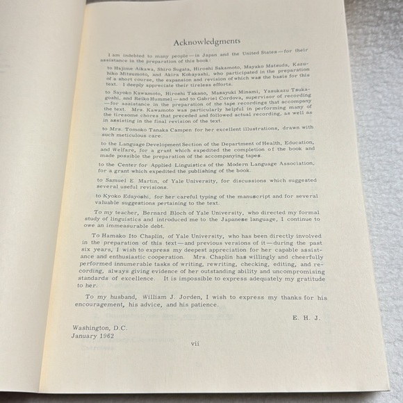 Beginning Japanese: Part 1 by Eleanor Harz Jorden, Hamako Ito Chaplin PBK 1963 - Picture 10 of 10